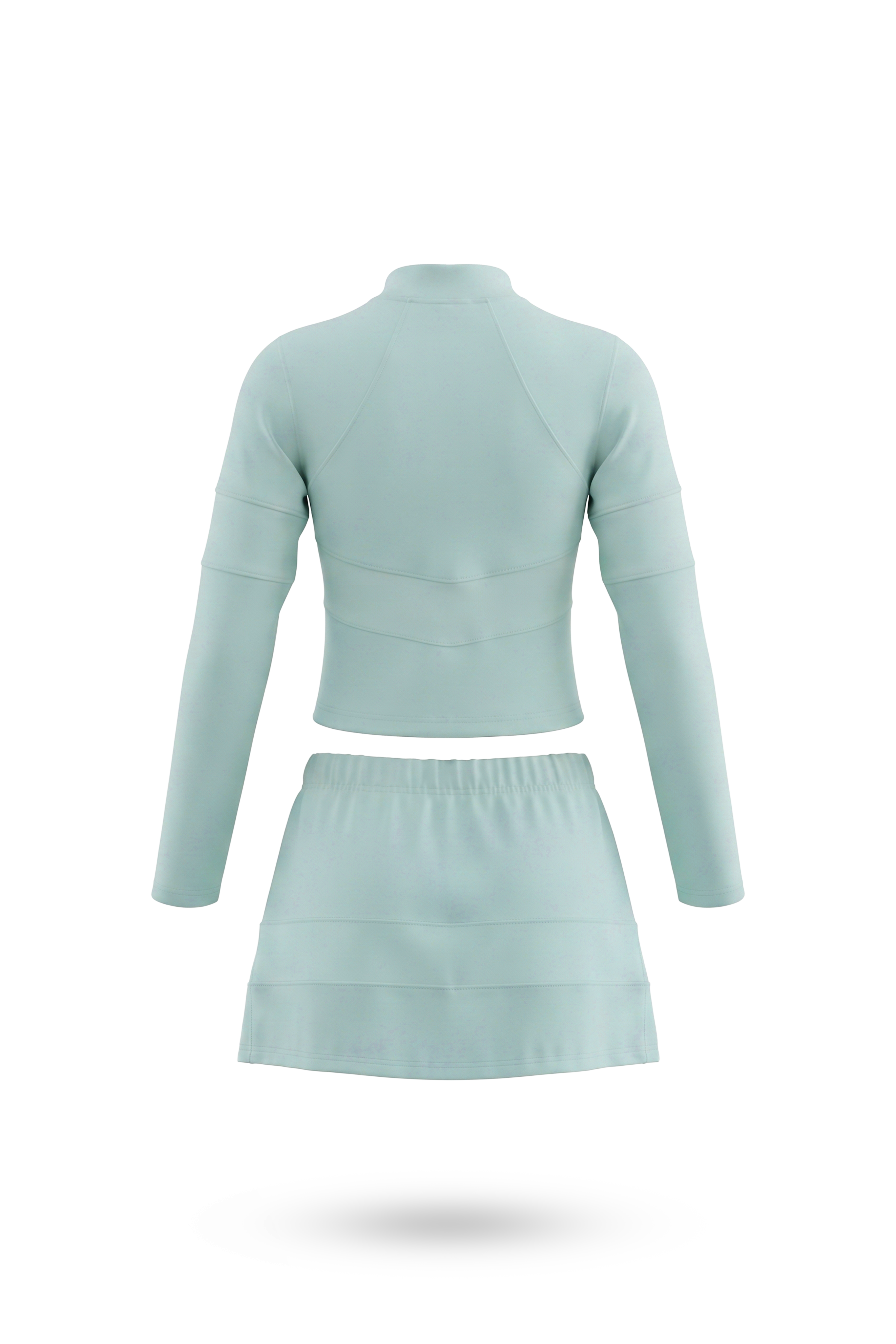 FALDA + CAMISA MANGA LARGA AQUA