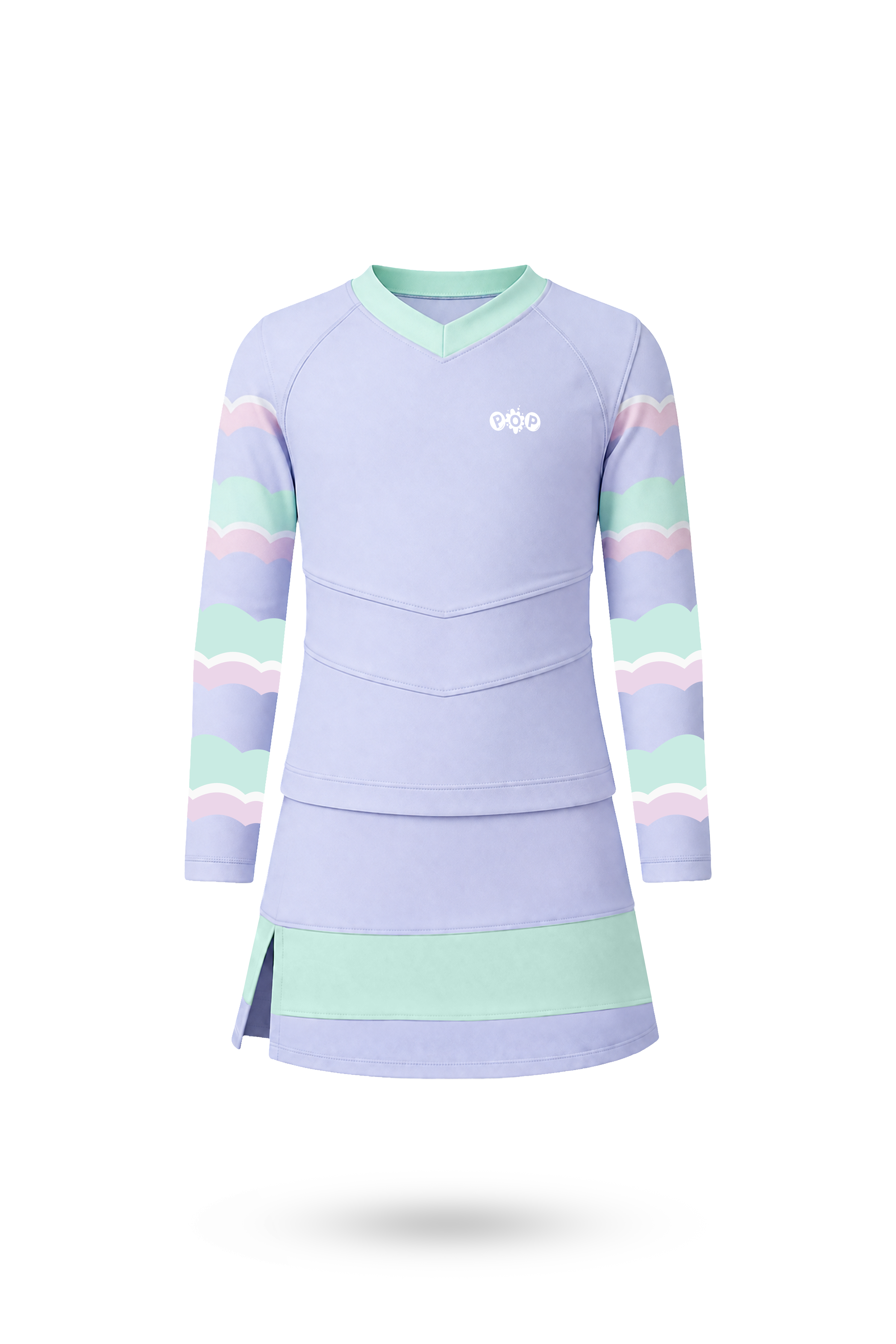 FALDA + CAMISA MANGA LARGA CLOUDY