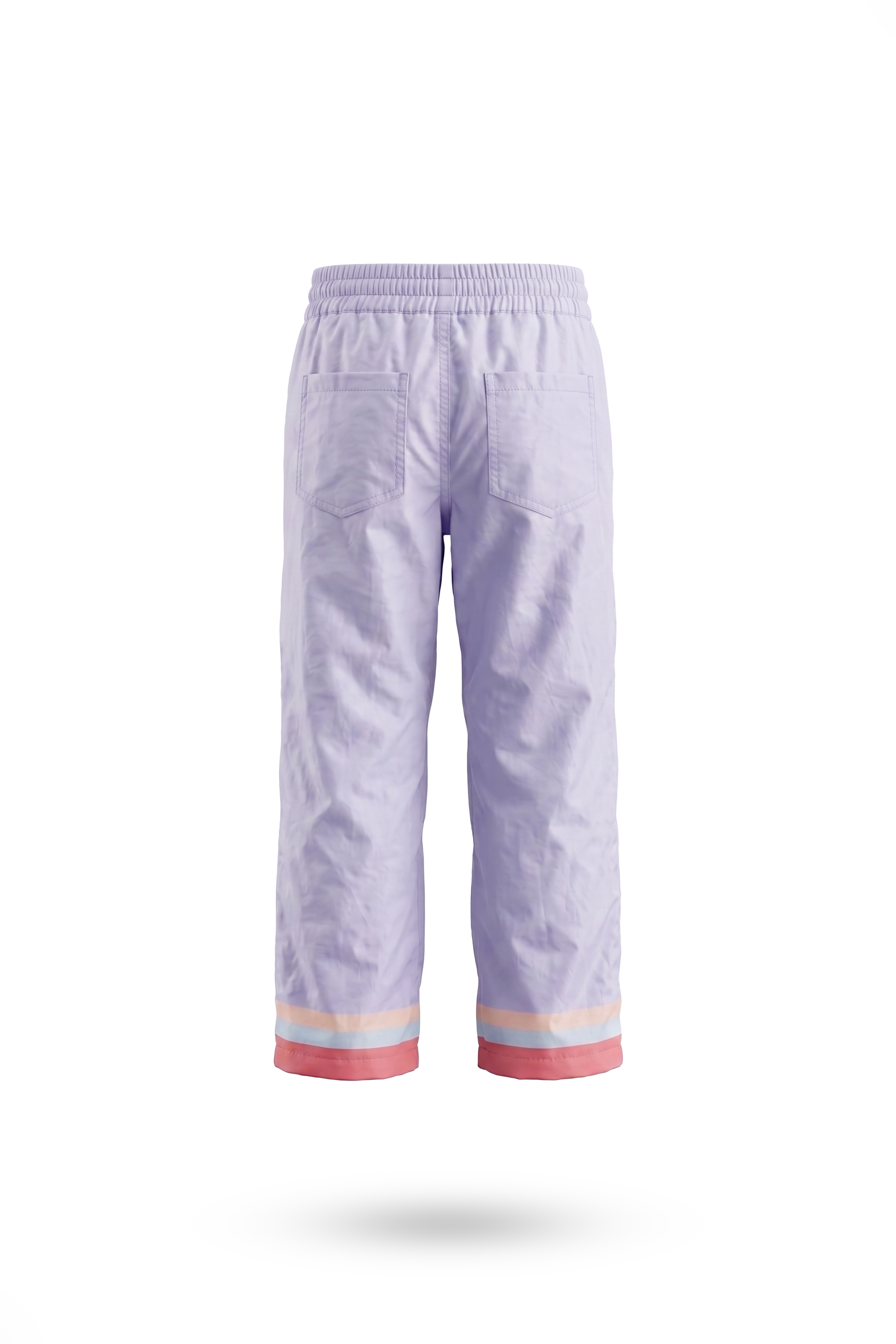 PANTALON BOTA ANCHA NIÑA LILAC