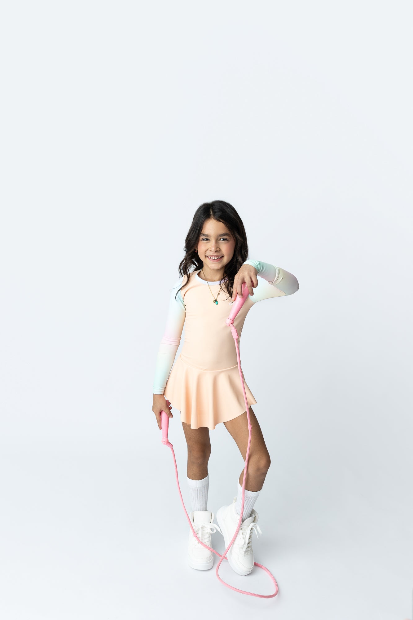 Niña vestido manga larga - POP KIDS