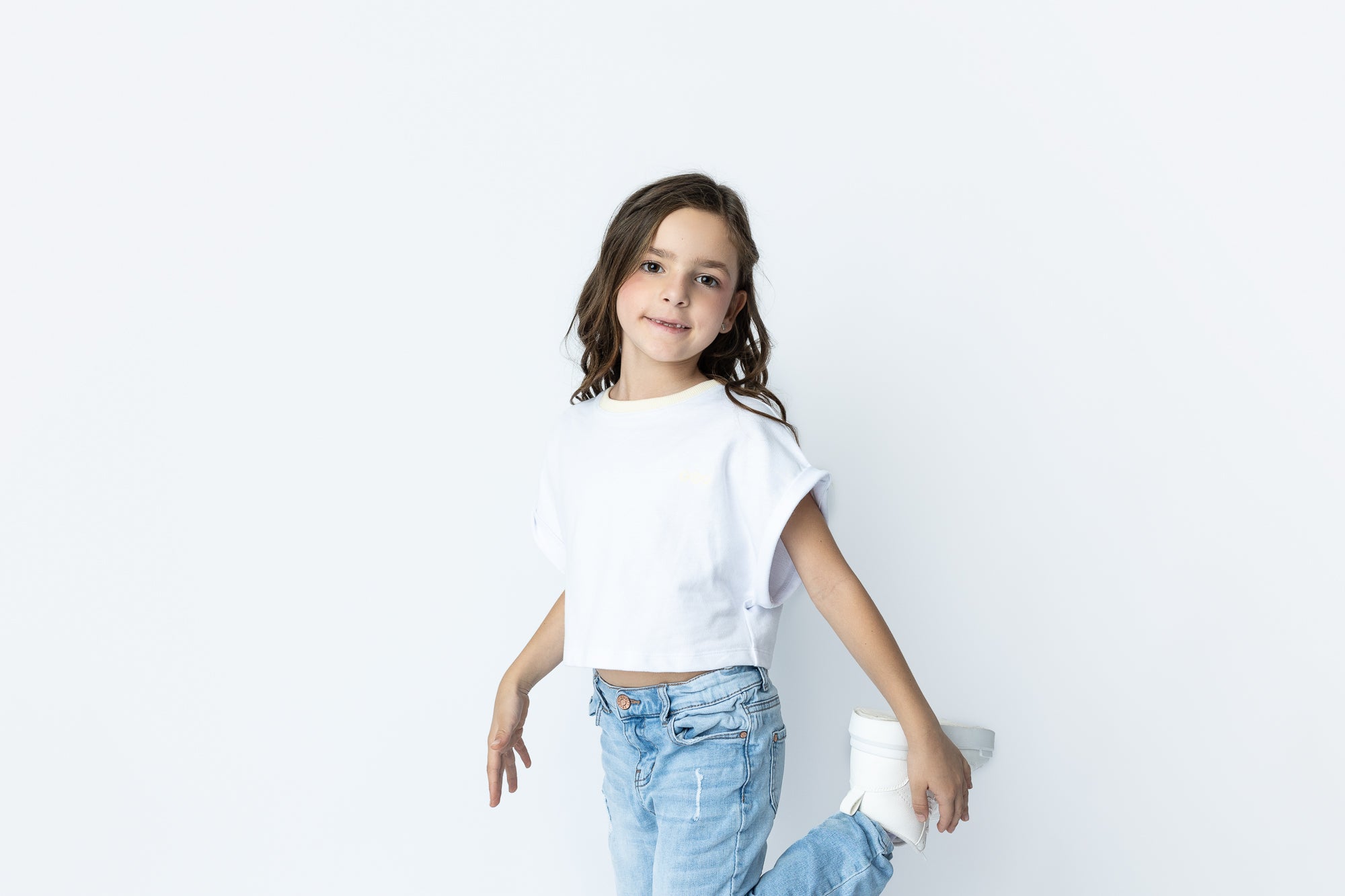 CAMISETA OVERSIZED NIÑA BANANA