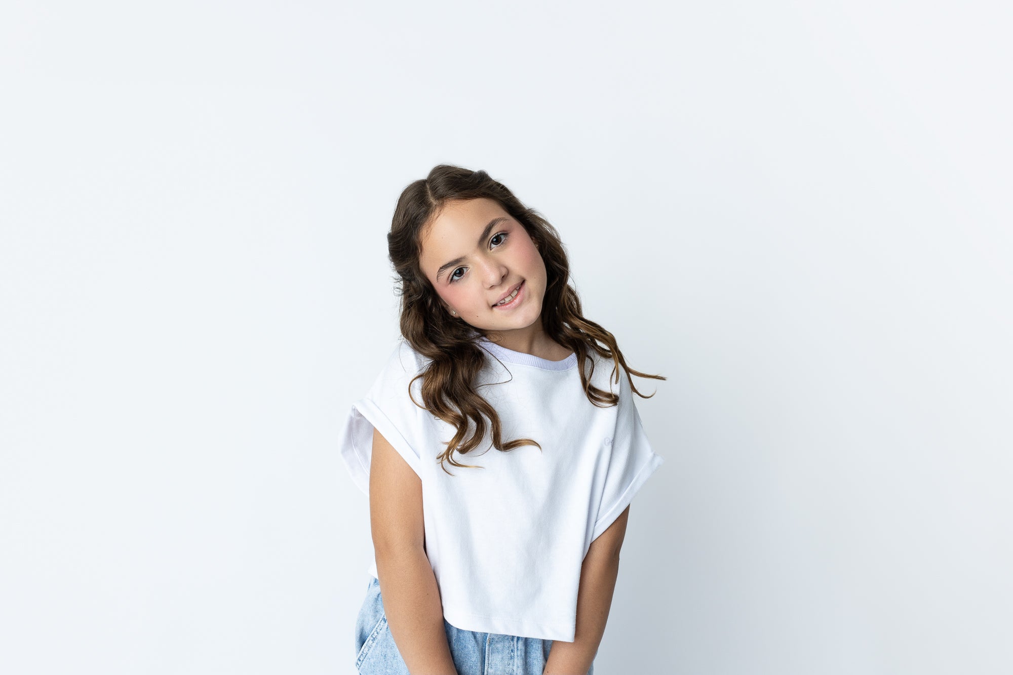 CAMISETA OVERSIZED NIÑA LILAC
