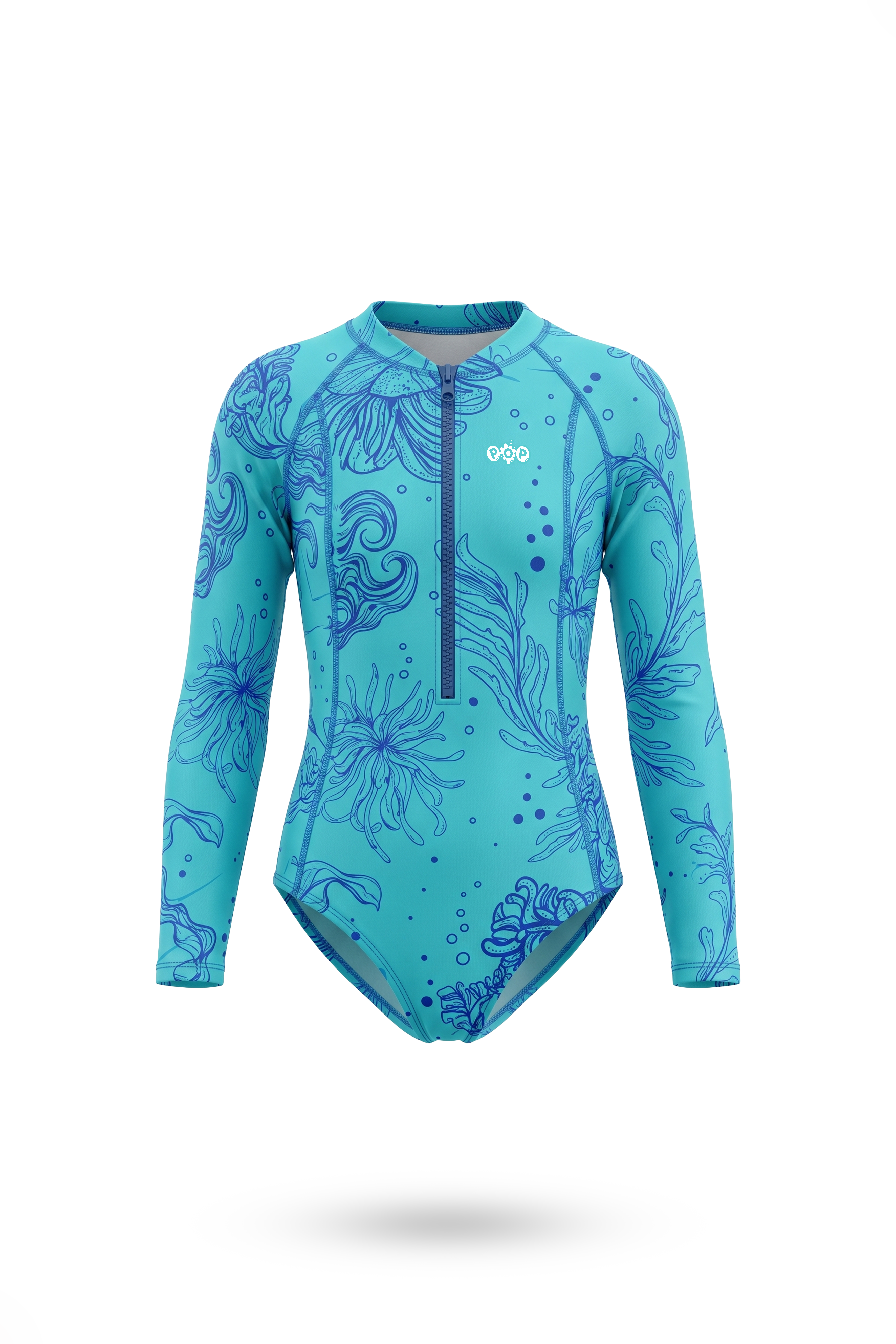 VESTIDO DE BAÑO MANGA LARGA MERMAID