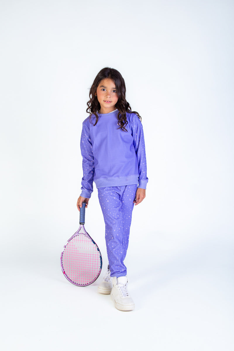 JOGGER NIÑA INTELESTELAR MORADO