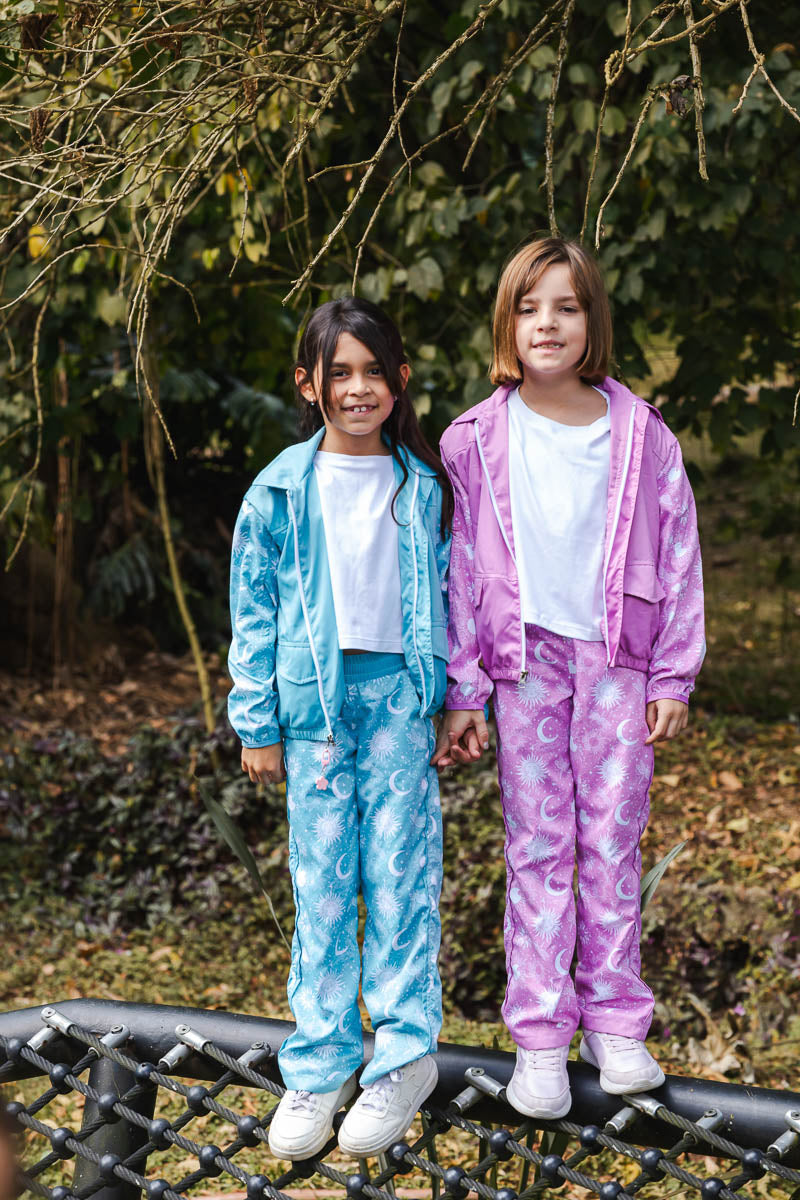 CHAQUETA NIÑA ASTRO ROSADA