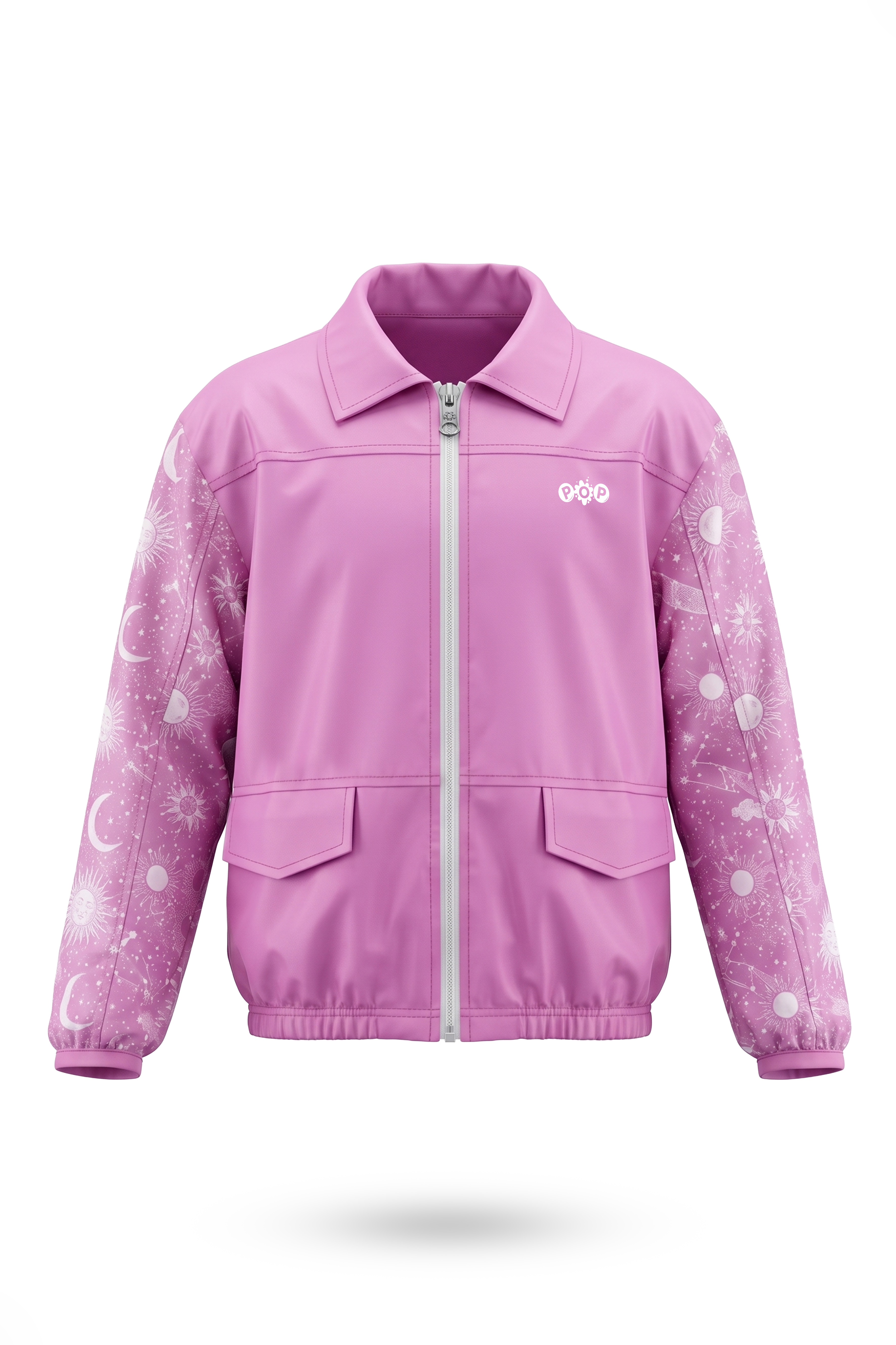 CHAQUETA NIÑA ASTRO ROSADA