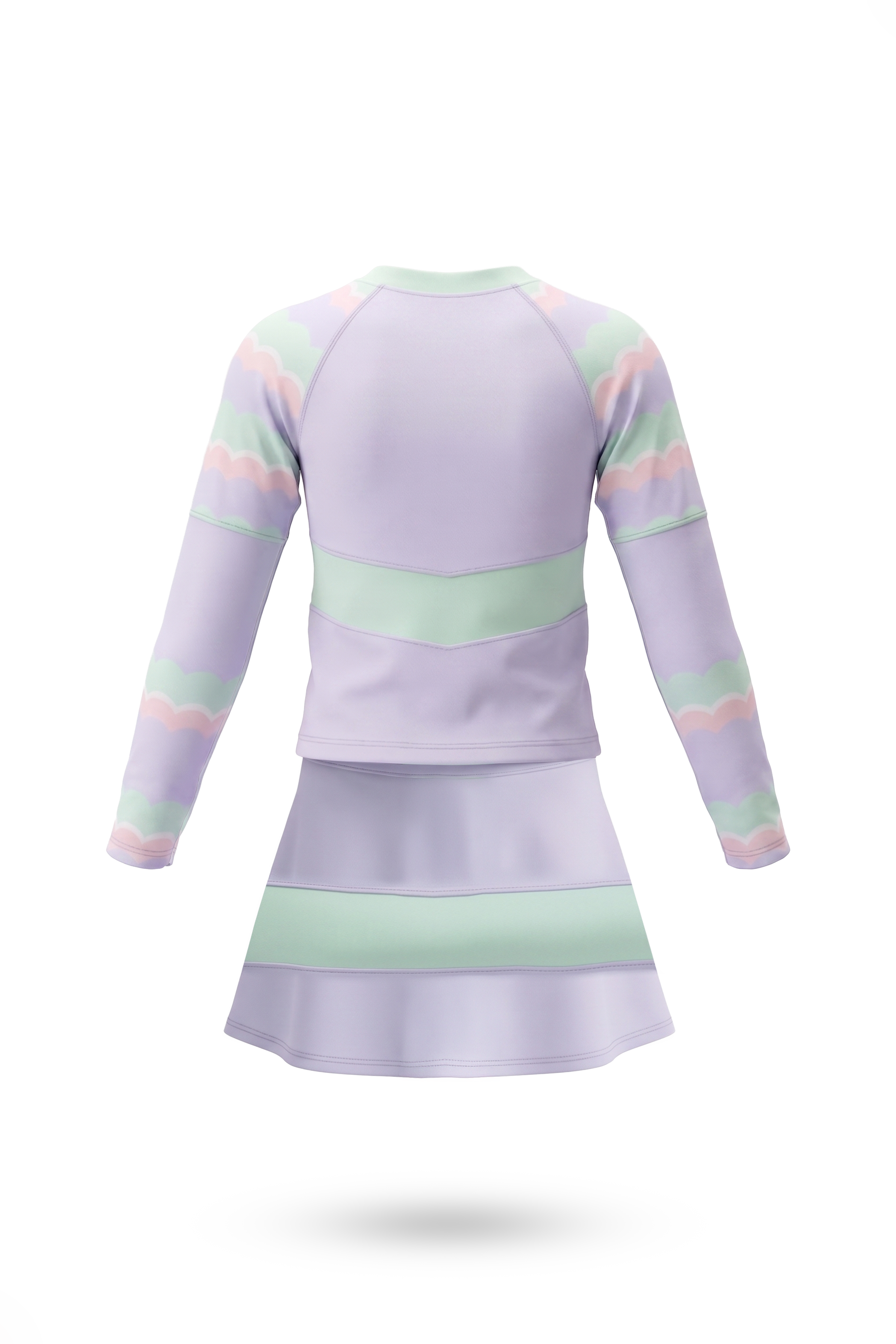 FALDA + CAMISA MANGA LARGA CLOUDY