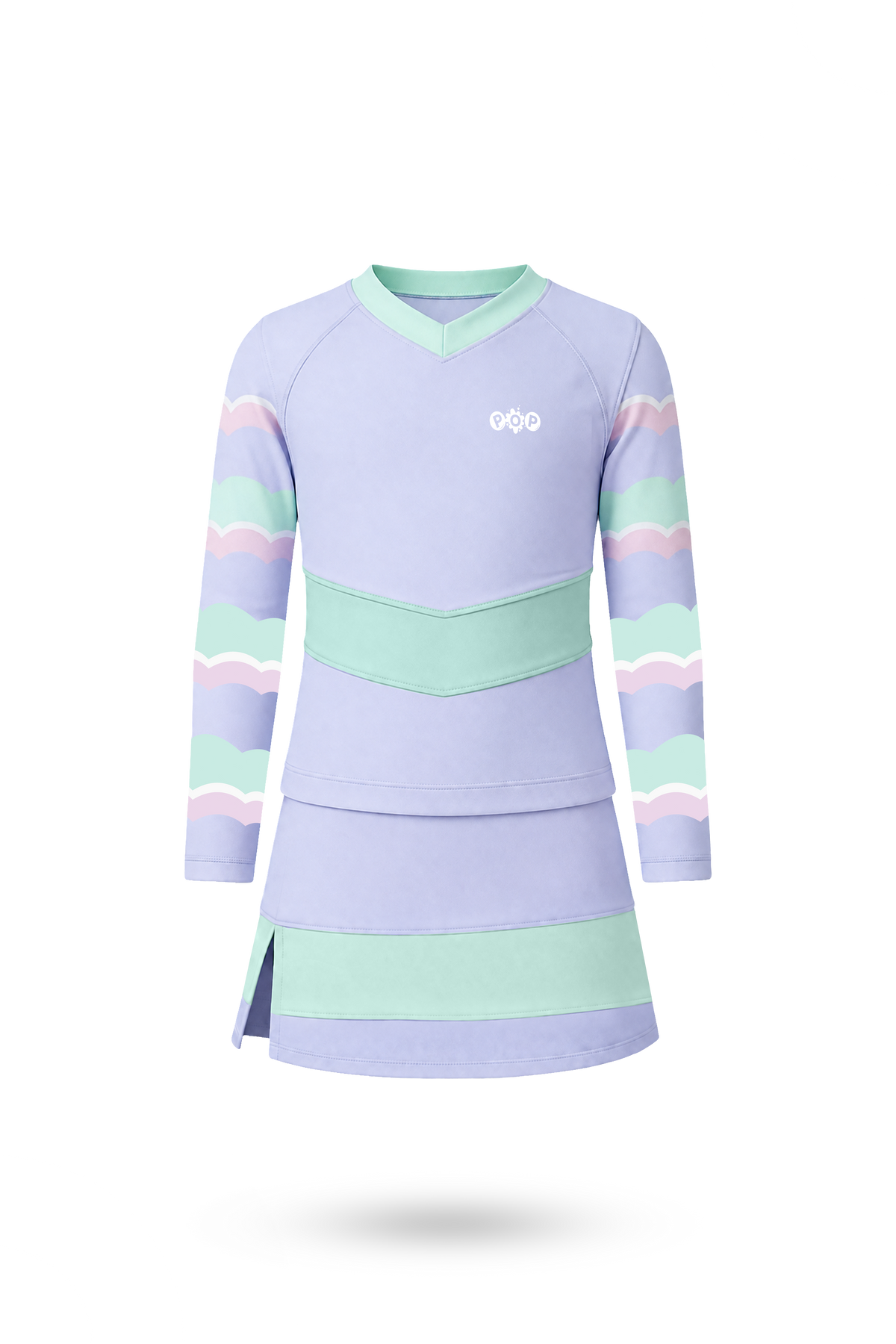 FALDA + CAMISA MANGA LARGA CLOUDY