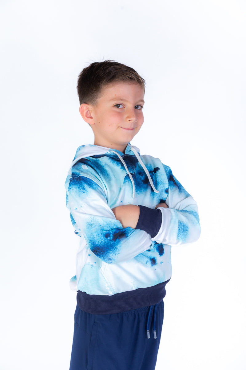 BUZO CON CAPOTA NIÑO APOLO