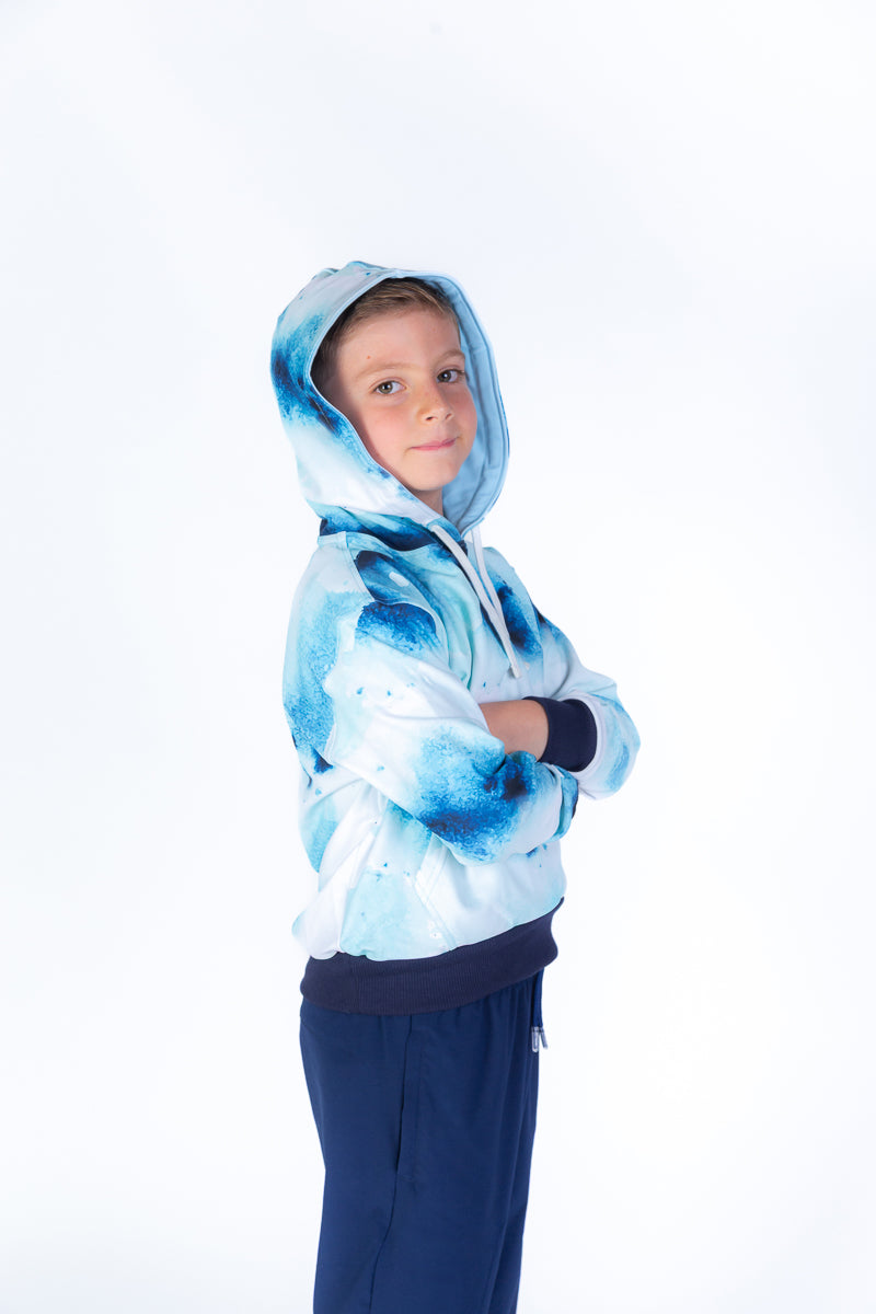 BUZO CON CAPOTA NIÑO APOLO