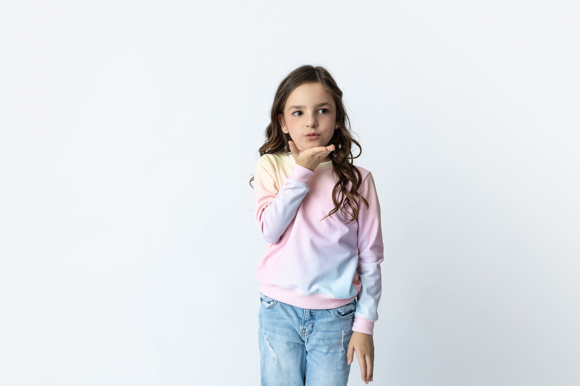BUZO CUELLO REDONDO NIÑA MARSMALLOW