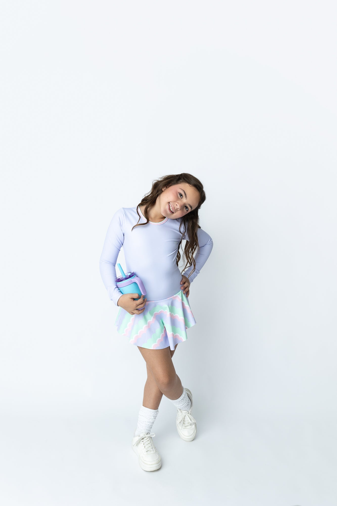 Niña vestido manga larga - POP KIDS