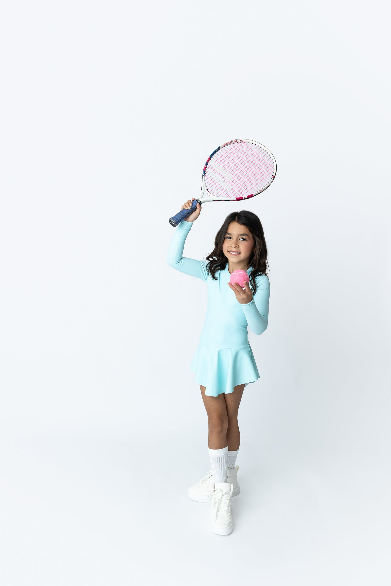 VESTIDO DEPORTIVO MANGA LARGA AQUA