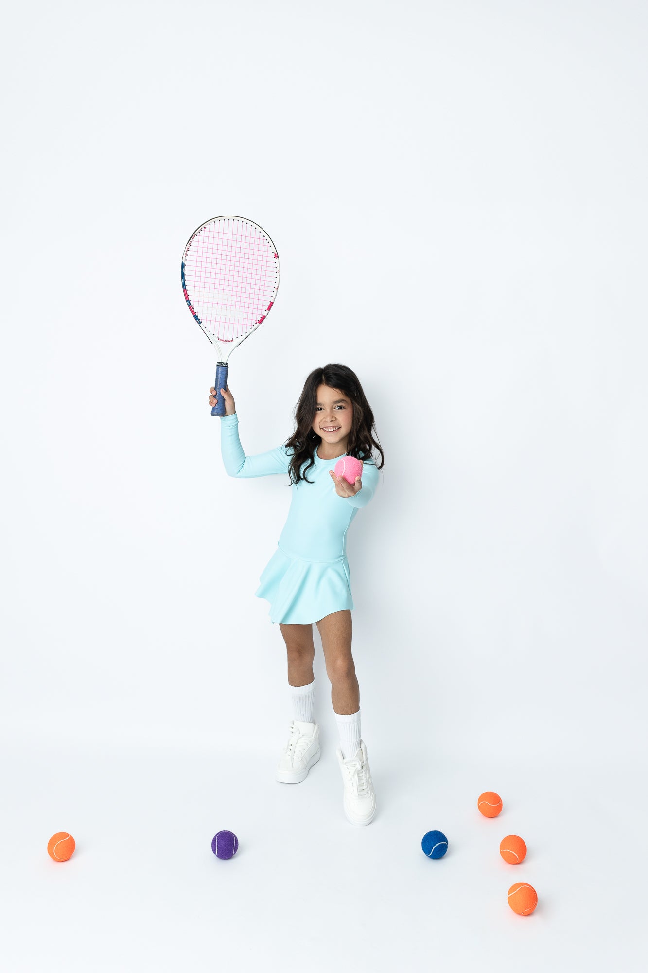 Niña vestido manga larga - POP KIDS