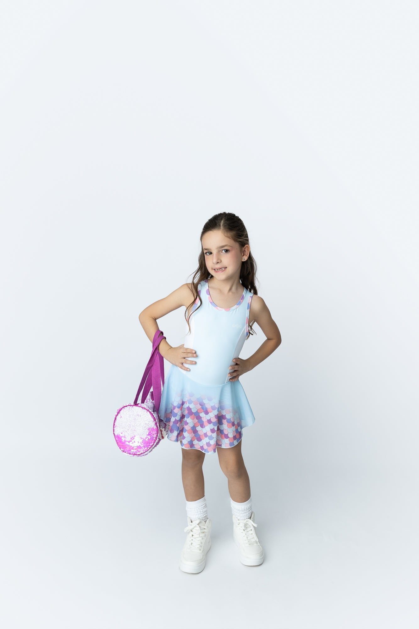 Niña vestido manga manga corta tutu - POP KIDS 