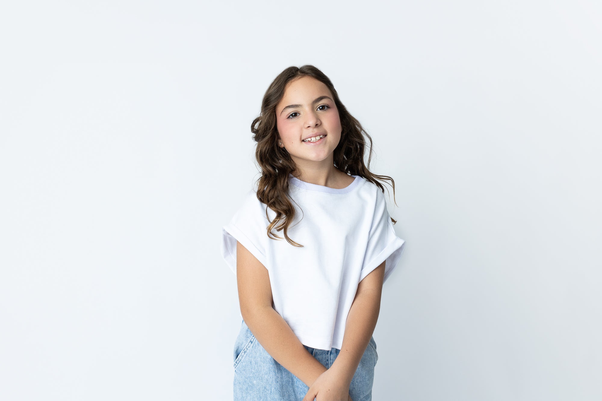 CAMISETA OVERSIZED NIÑA LILAC