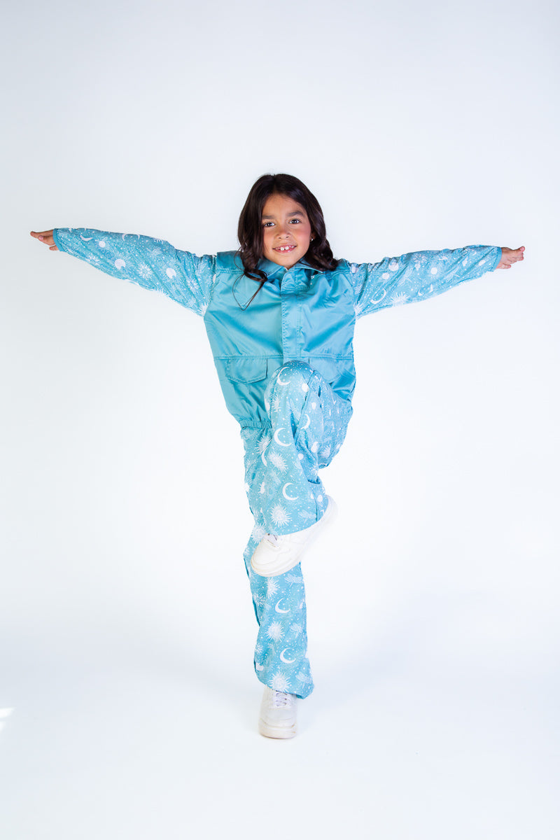 CHAQUETA NIÑA ASTRO AZUL
