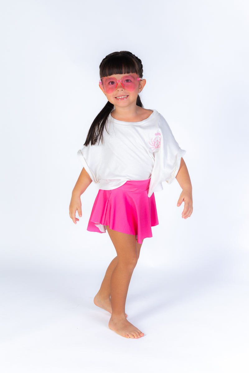 CAMISETA OVERSIZED NIÑA ARENA