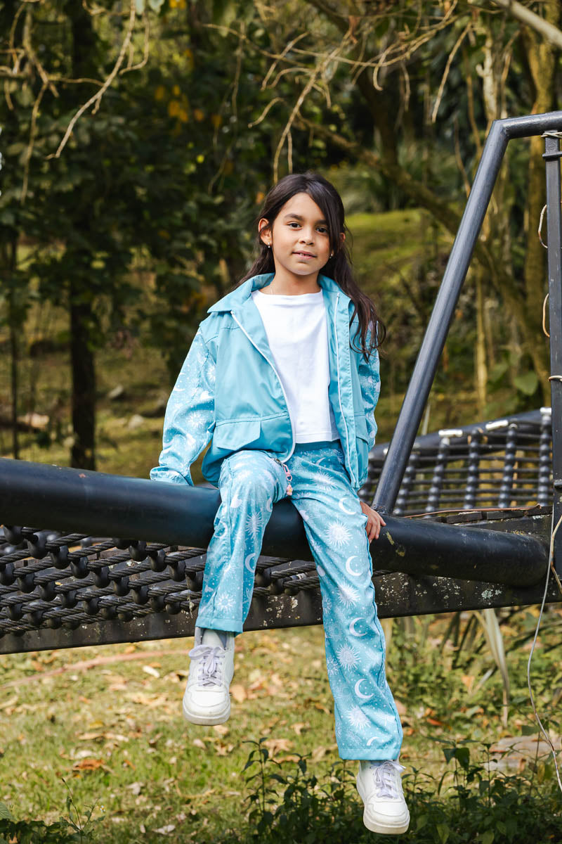 CHAQUETA NIÑA ASTRO AZUL